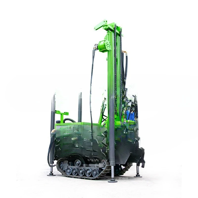 Pneumatic crawler water well drilling rig, hydraulic water drilling equipment, core drilling rig