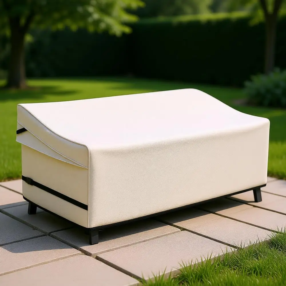 

Водонепроницаемый чехол для уличного дивана с глубоким сиденьем, 92Ш x 40Г x 35В, бежевый