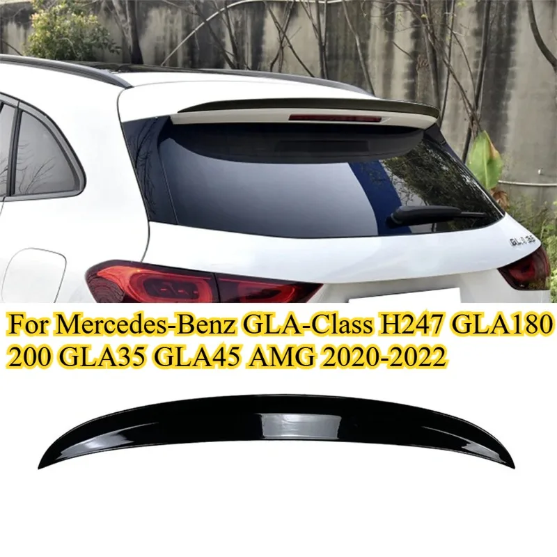

Задний спойлер для Mercedes-Benz GLA-Class H247 GLA180 200 GLA35 GLA45 AMG 2020 2021 2022, задний спойлер багажника на крышу автомобиля, накладка на губу