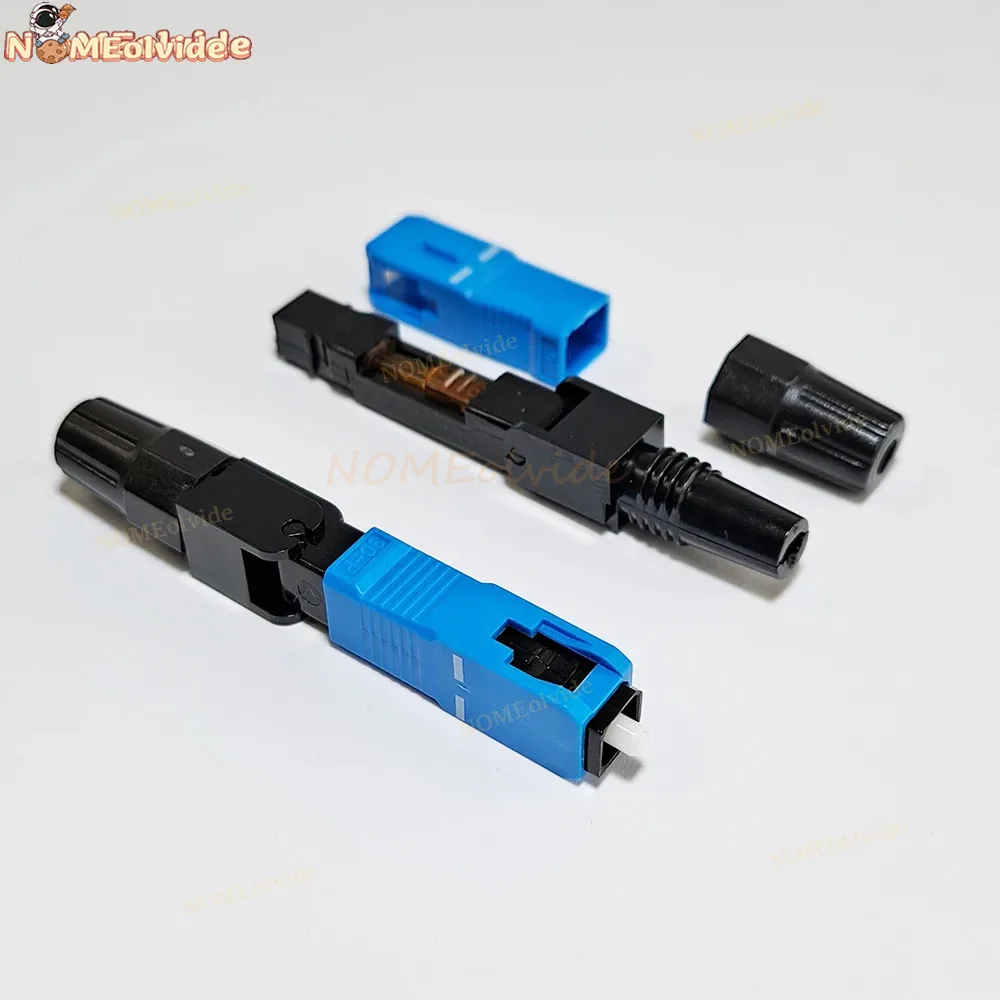 Quick Field Assembly FTTH Embedded Optical Fast Connector SC APC SM Fiber Optic SC UPC Cold Connector High Quality Lot