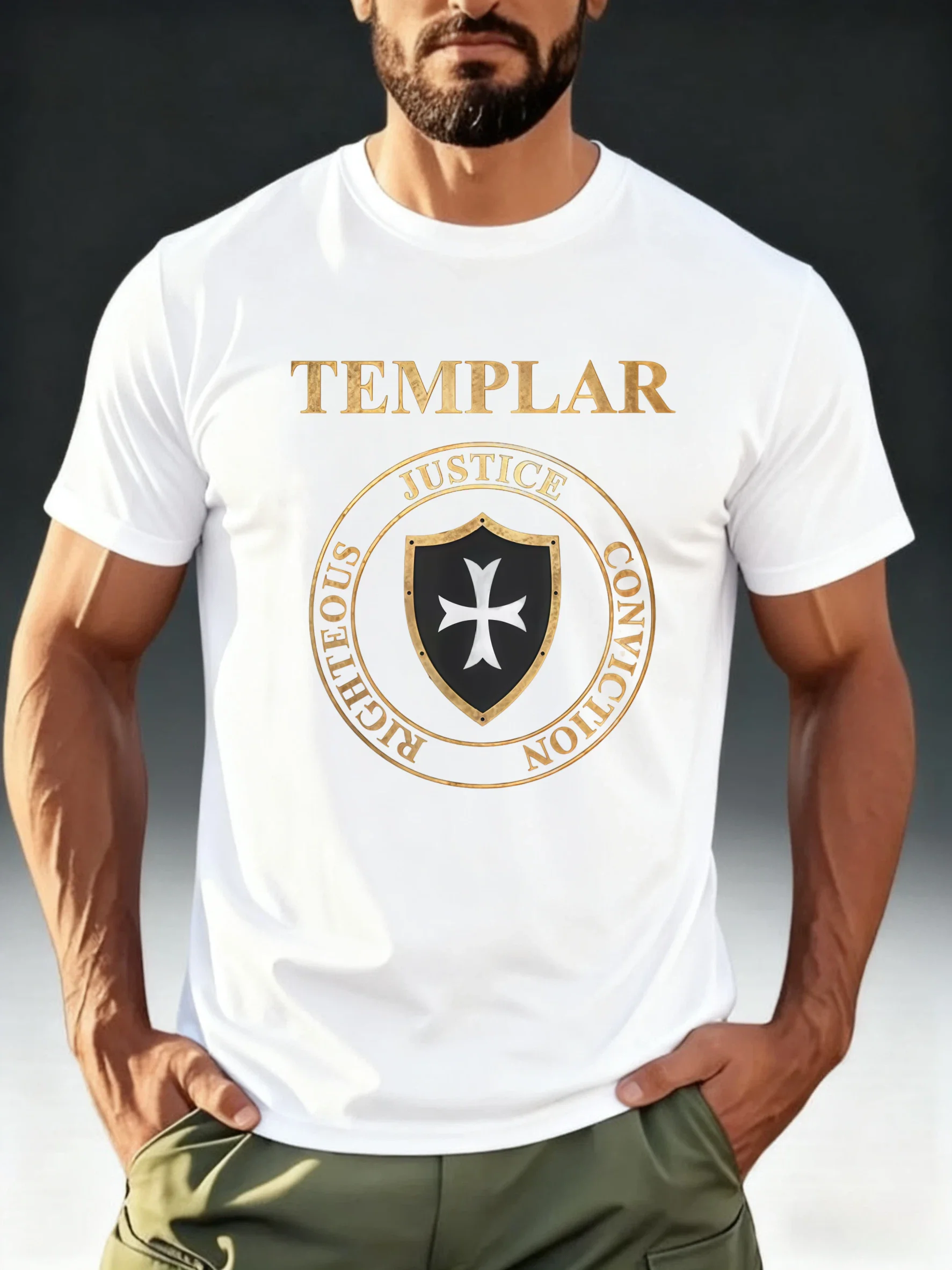 

Trendy Printed Adult Mesh T-Shirt Comfortable Breathable Fabric Loose Fit Crew Neck Tops For Daily Wear Sports Running Vacation