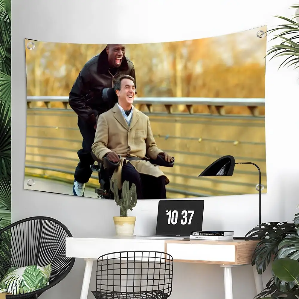 Película inspiradora y reconfortante, banderas Intouchables, decoración para el hogar, arte de pared, regalos familiares