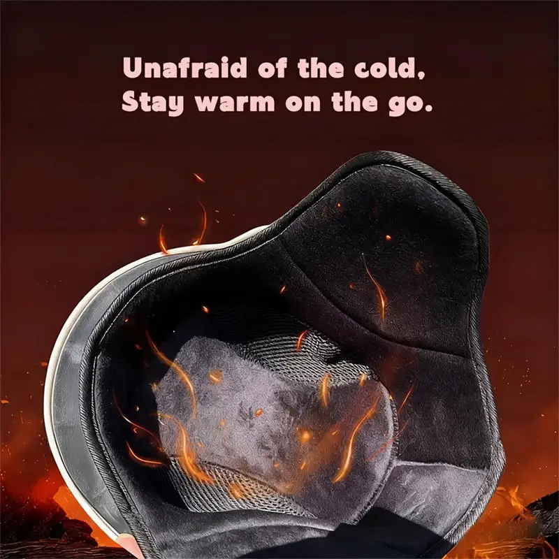 قبعة دافئة من القطيفة بطانات خوذة للرجال والنساء، قبعة رأس حرارية مقاومة للرياح، حماية الأذن في الشتاء، قبعة ركوب الدراجات في الهواء الطلق #3