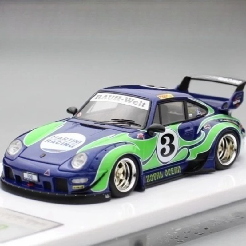 Fuelme 1:64 993 RWB Resina Brinquedos Veículo Motor Diecast Metal Modelo Presentes
