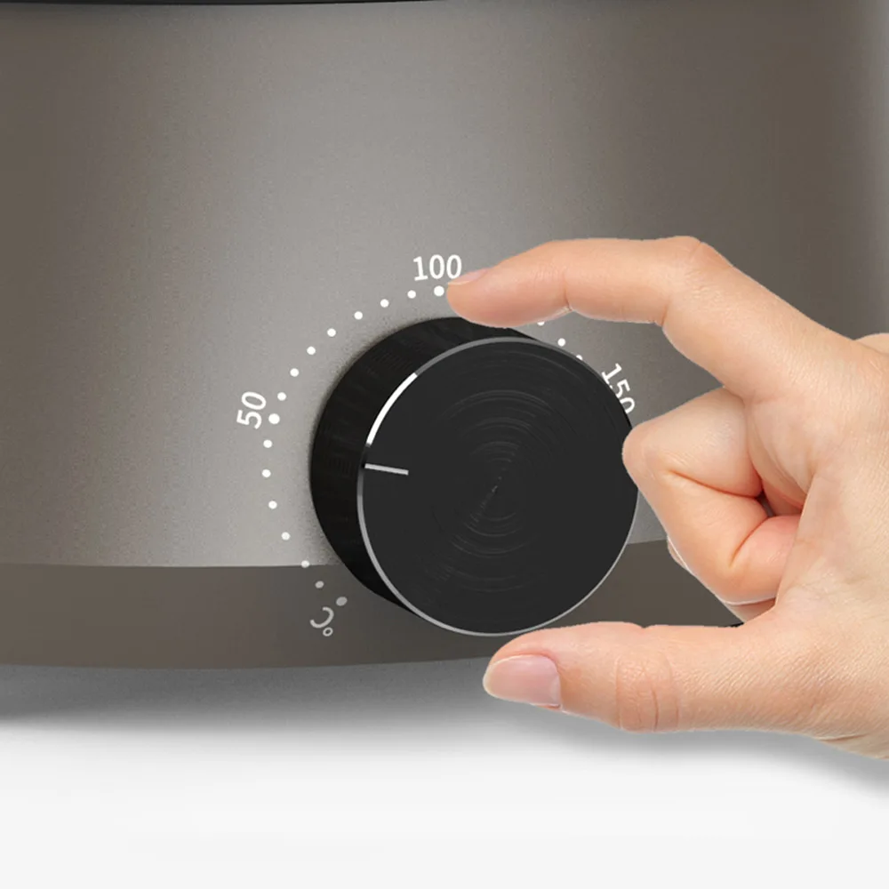 Espetos de grelha elétrica com temperatura ajustável, grelha doméstica automática, rotação sem fumaça, churrasqueira elétrica