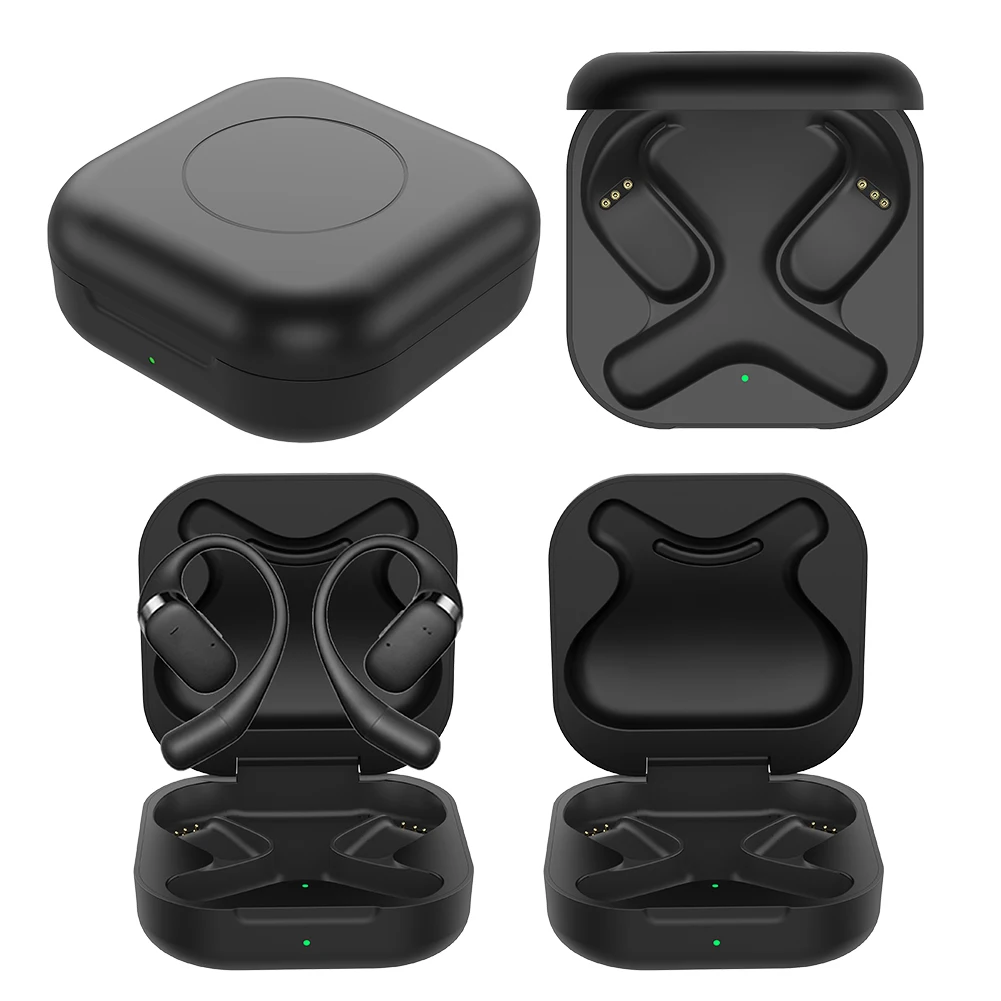Replacement Charger Case Cover for Shokz OpenFit T910 with 600mAh Battery for Convenient Earphone Charging