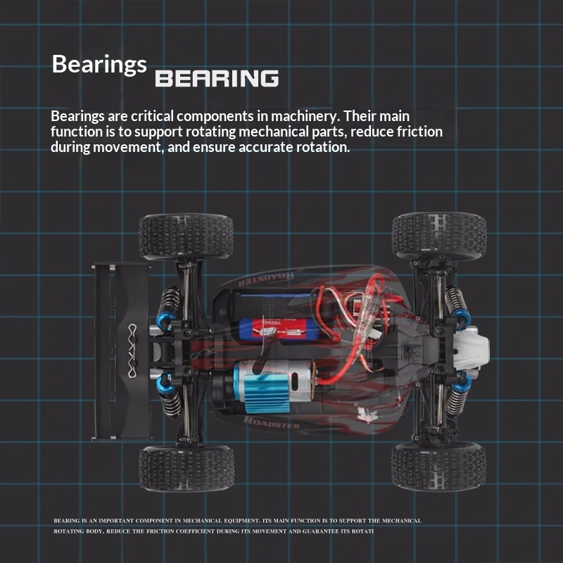 Coche de carreras RC WLtoys A959 1:18 4WD vehículo todoterreno 2,4 Ghz grado profesional alta velocidad todoterreno Buggy