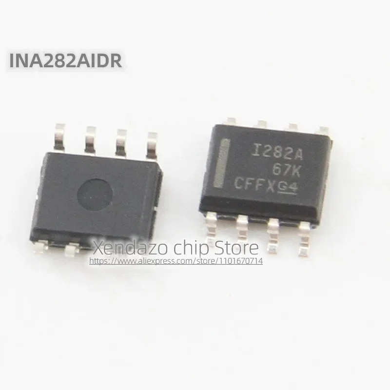 5pcs/lot INA282AIDR INA282A Silk screen printing I828A SOP-8 package Current monitoring chip