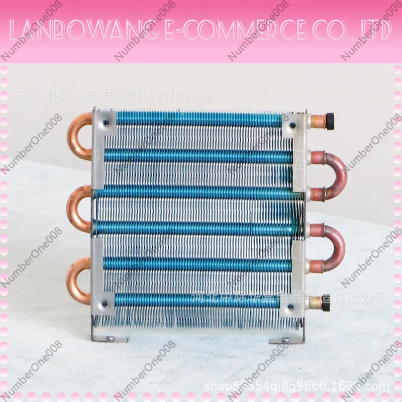 Type A CP1x6x120 Micro Condenser Mini Radiator Copper Tube Fin Type Air Cooled Evaporator Small Heat Exchanger
