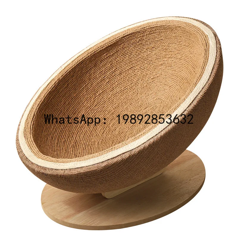 CZ Indoor Hemp Rope Scratching Board Large Cat Claw Grinding Cat Scratching Ball Cat Toy