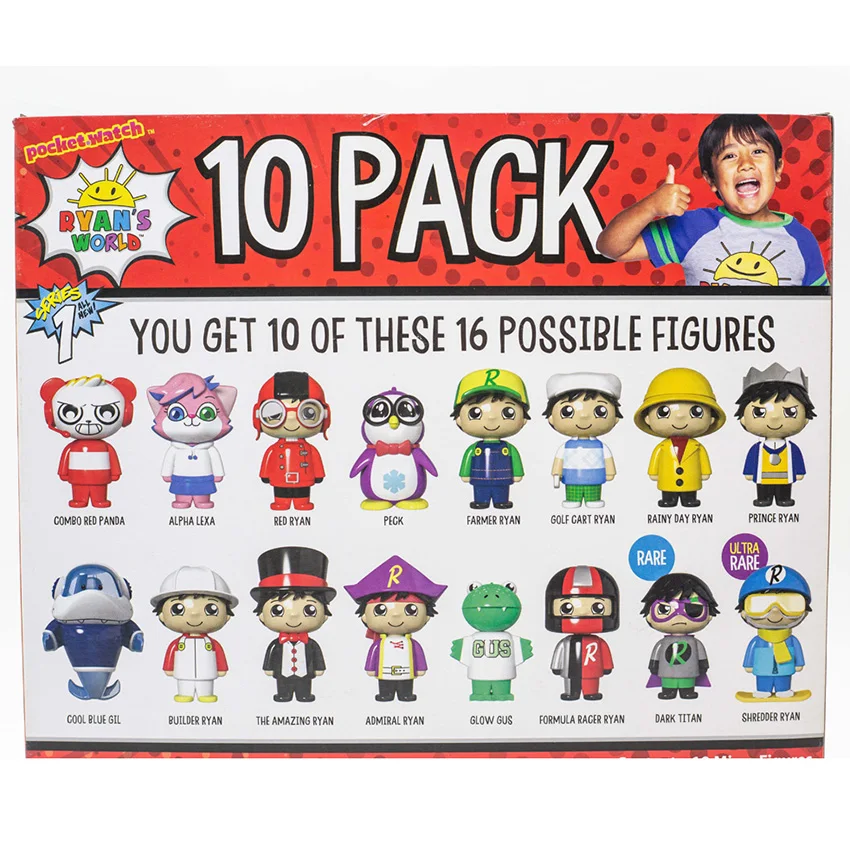 

Ryan Worlds Mystery Microverse Micro Figures Road Kit 10/6 Pack Action Toy Collectibles Kids Birthday Gifts Blind Box