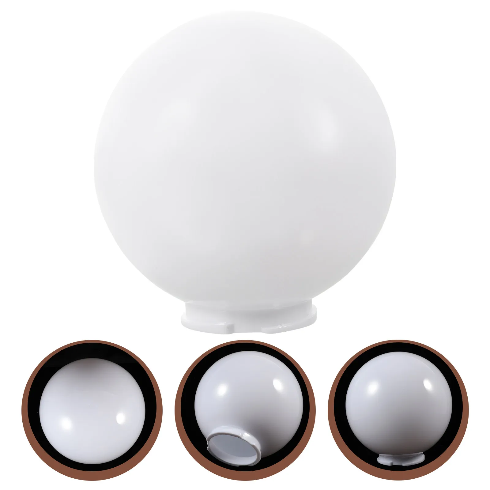 Acrylic Round Globe Lamp Shade for Ceiling Light Fixture, Artistic Home Decor Light Cover