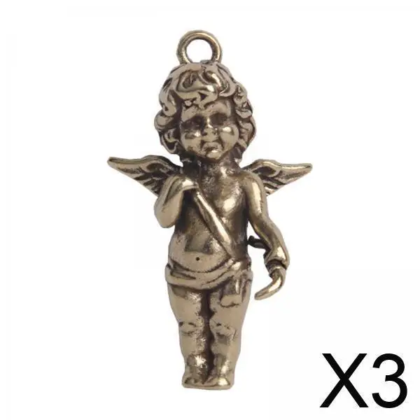 3X Brass Angel Wing…