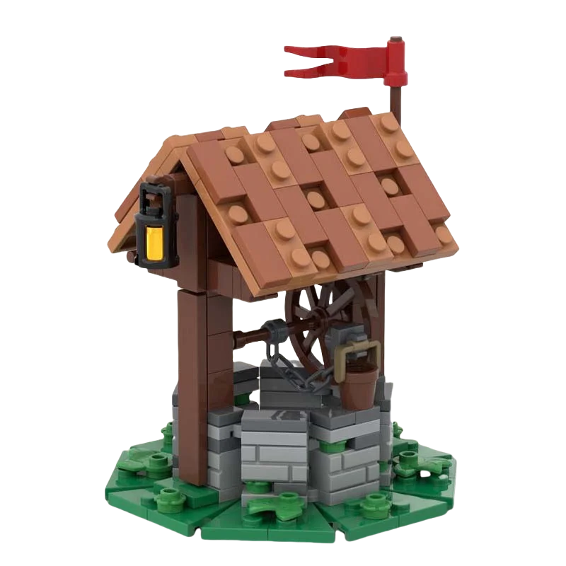 

Castle-Themed Medieval Well Building Brick Set - DIY MOC-Compatible Toy - Birthday Gift Idea MOC-119638