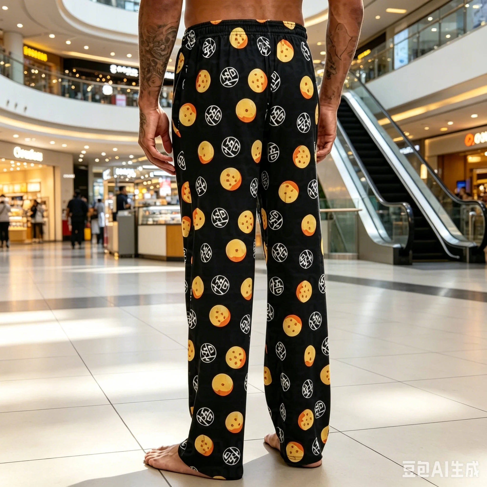 Pantalones de Pijama para Adultos y Niños con Estampado Completo de Anime Dragon Ball "Go" "Kame", Pantalones Anchos de Verano de Secado Rápido, Cómodos y Ligeros