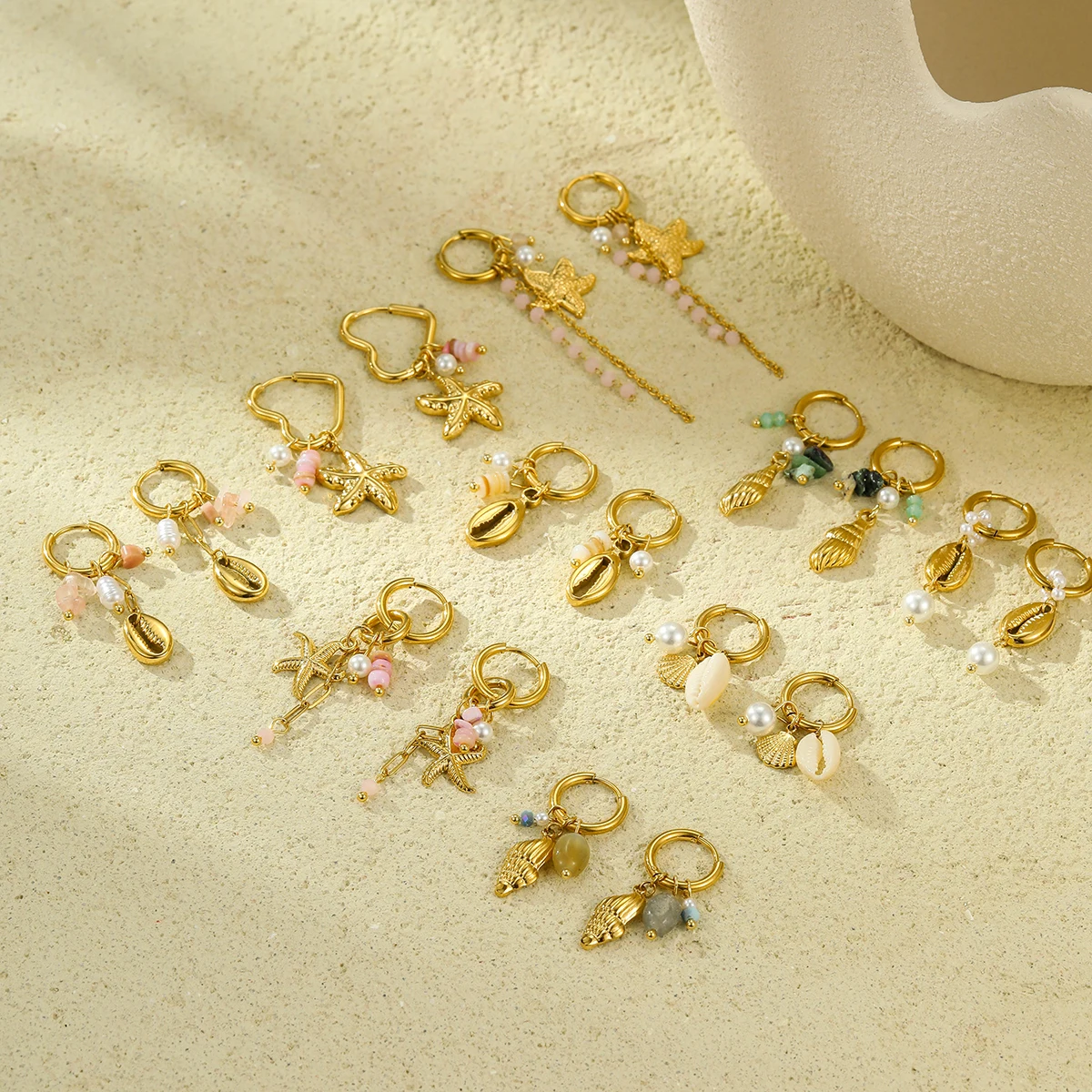 NIMAI Kadınlar Paslanmaz Çelik - Conch Earring Hoop incelemesi ve fiyatı