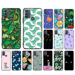 Cute Baby Dinosaur Phone Case For Moto G84 G22 G32 G42 G52 G62 G53 G72 G60 G60S G100 G10 G20 G30 G13 G50 G 5G G Pure