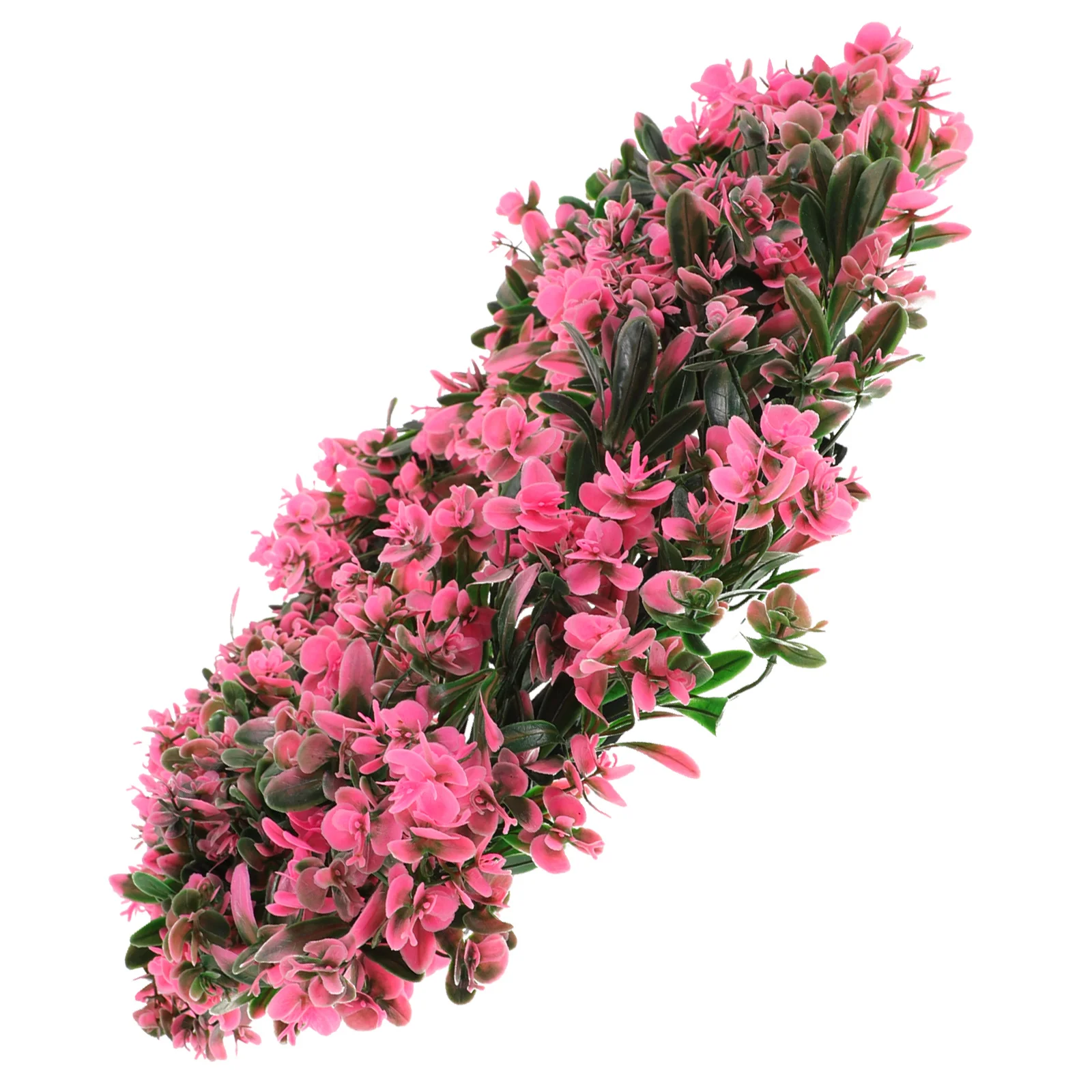 إكليل نبات اصطناعي ديكور ربيعي إكليل معلق من البلاستيك للباب الأمامي حديقة المنزل مهرجان حفلة جدار الباب ترحيب