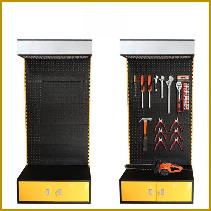 Pegboard Storage, Wall Mounted Tool Organizer, Garage Shelving, Display Rack for Auto Beauty Tools, Hardware and Samples