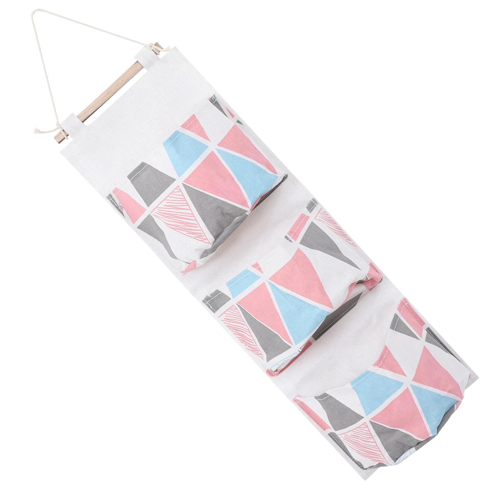 

Wardrobe Cotton and Linen Storage Hanging Bag Wall Organizer Wooden Room for Bedroom