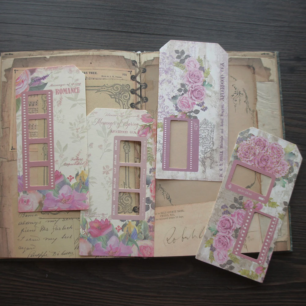 

10 Sheet Flower Wall and Window Design Craft Paper Gift Message Card Scrapbooking DIY Background Decoration