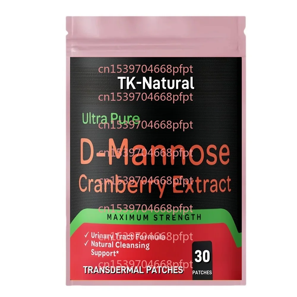 

30 Patches D-Mannose with Cranberry Transdermal Patches - Bladder, Liver & Microflora Support