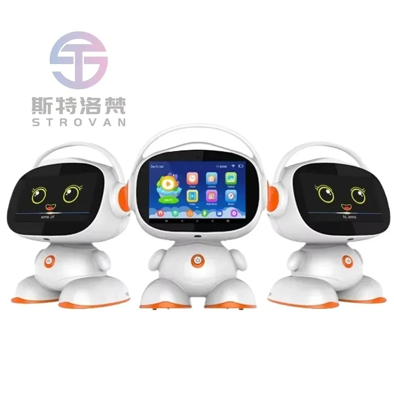 7 Inch Smart Educational Toy Dance Robot Voice Control Robot Kids Birthday Gift Kids Birthday Gift AI Learning Robot for Kids