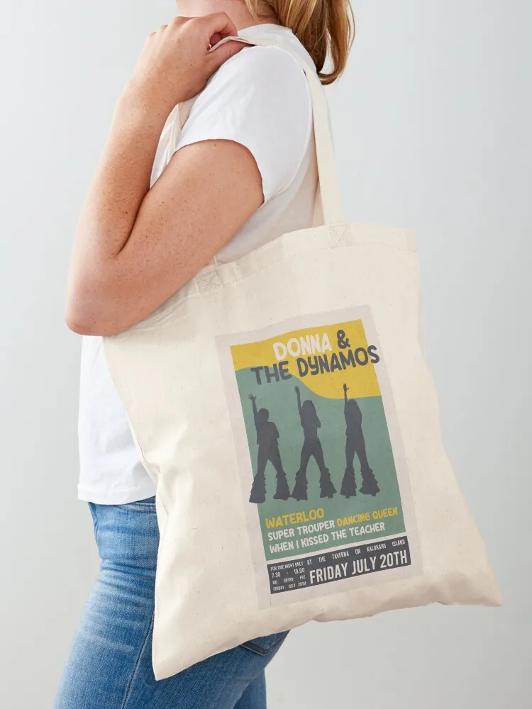 Vintage Donna & the Dynamos Poster Tote Bag Women's tote custom canvas woman bags for women Canvas