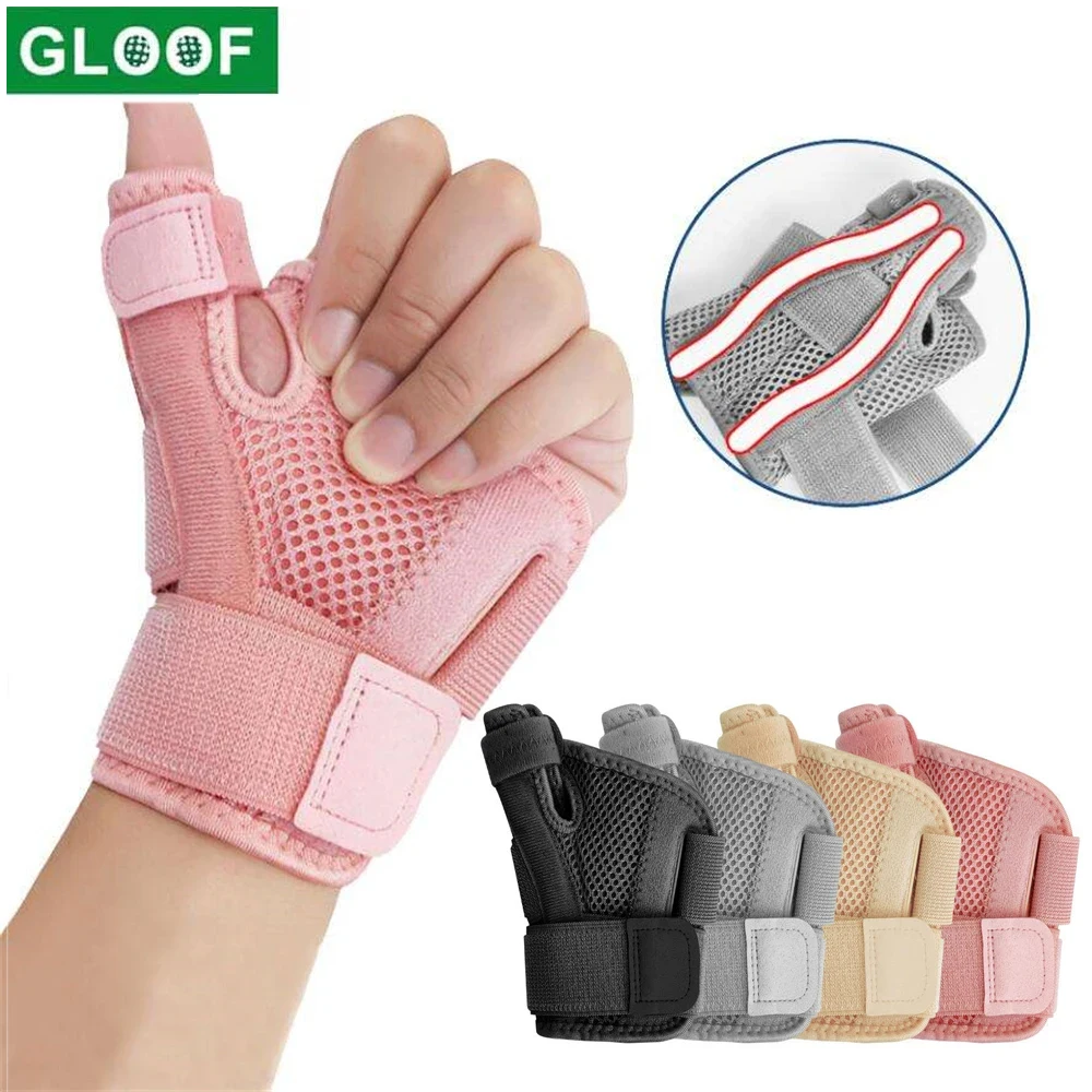 1PC Flexible Splint Wrist Thumb Support Brace for Golf Tenosynovitis Arthritis Thumb Protector Guard Fits Right and Left Hand