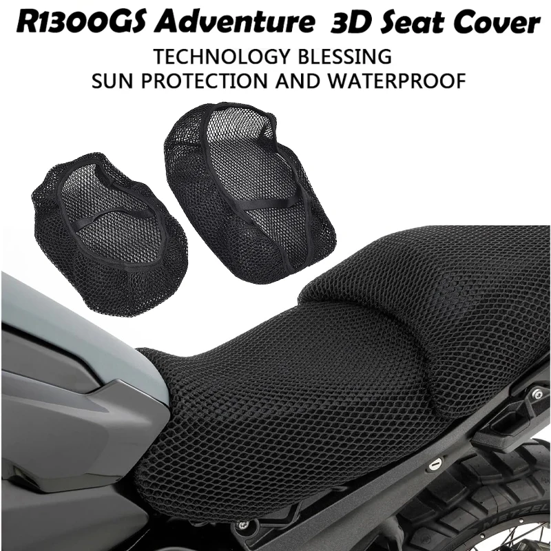 

R1300GS Adventure Seat Cover Motorcycle 3D Airflow Seat Cover For BMW R1300 GS ADV R1300GSA ADV1300 3D Honeycomb Mesh Seat Cover