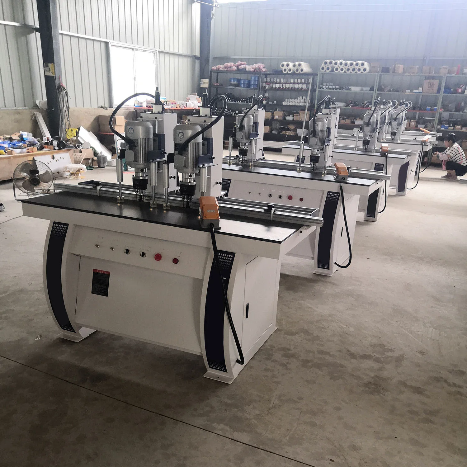 MZ73032 Double Head Hinge Opening Drilling Boring Machine for Woodworking Horizontal Boring Machine