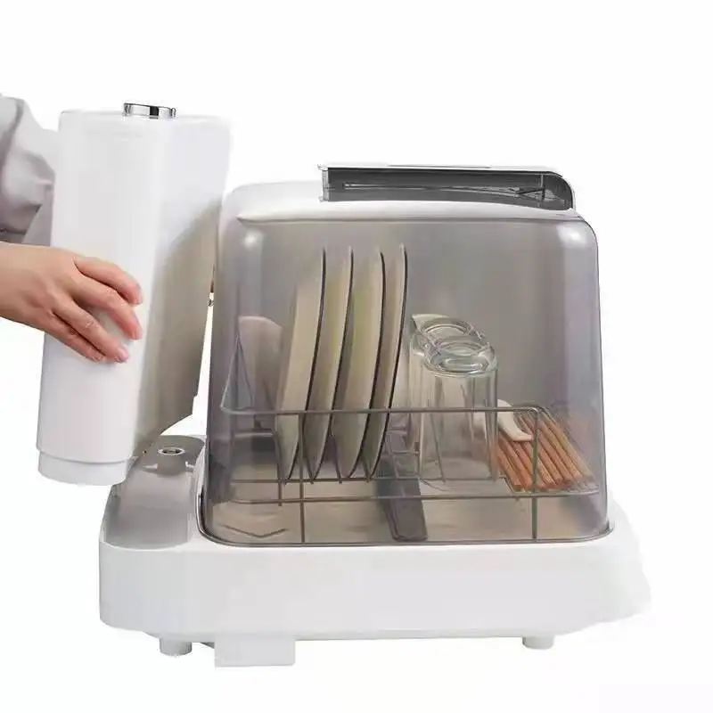 Hot Sale Home Dishwasher Machine Automatic Desk Dishwashers Water Tank High Temperature Disinfection Electric Plastic for Hotels