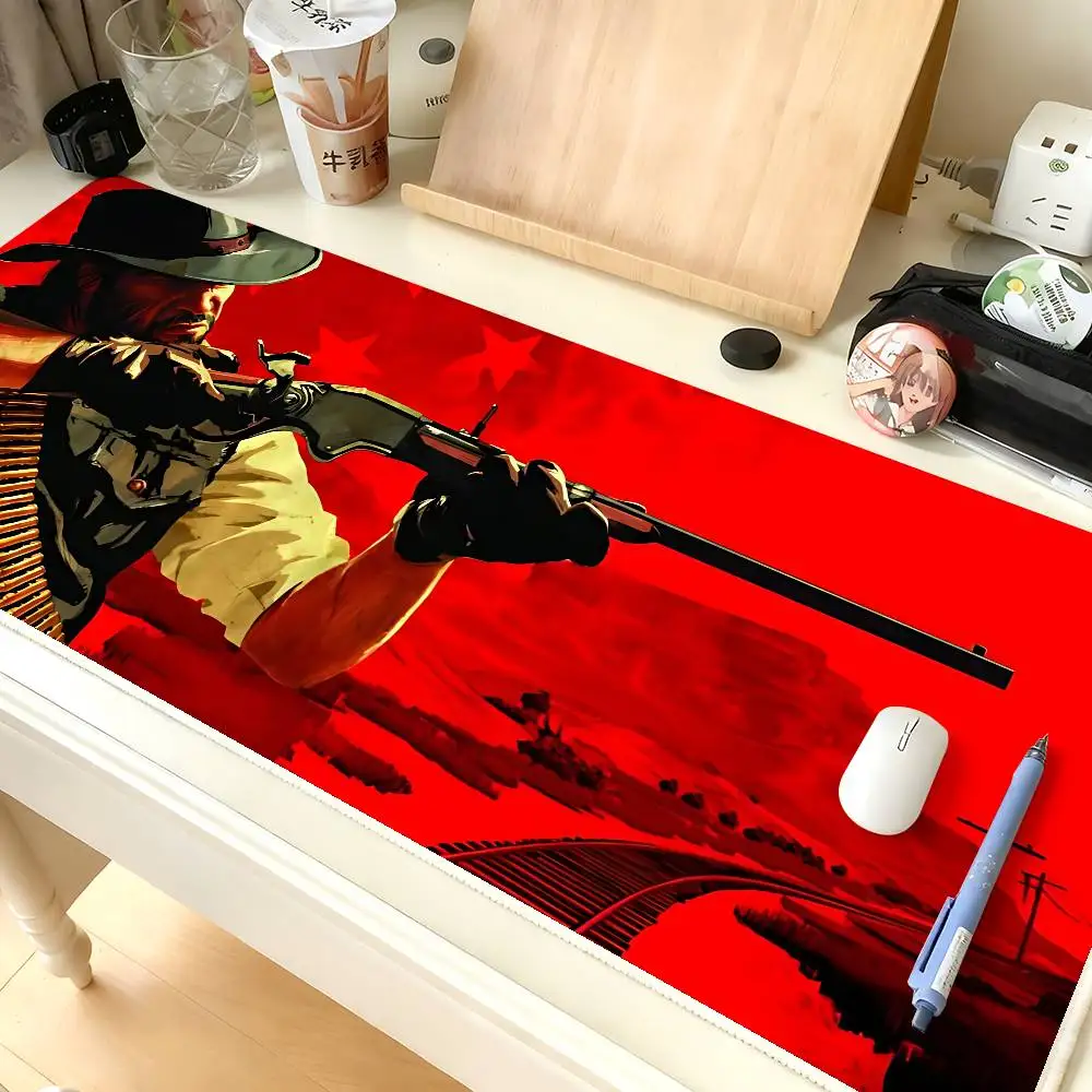 Game G-Red Dead-s Redemption 2 Mouse Pad Computer Mat Deskpad Laptop Keyboard Mat Office Large Landscape Mousepad