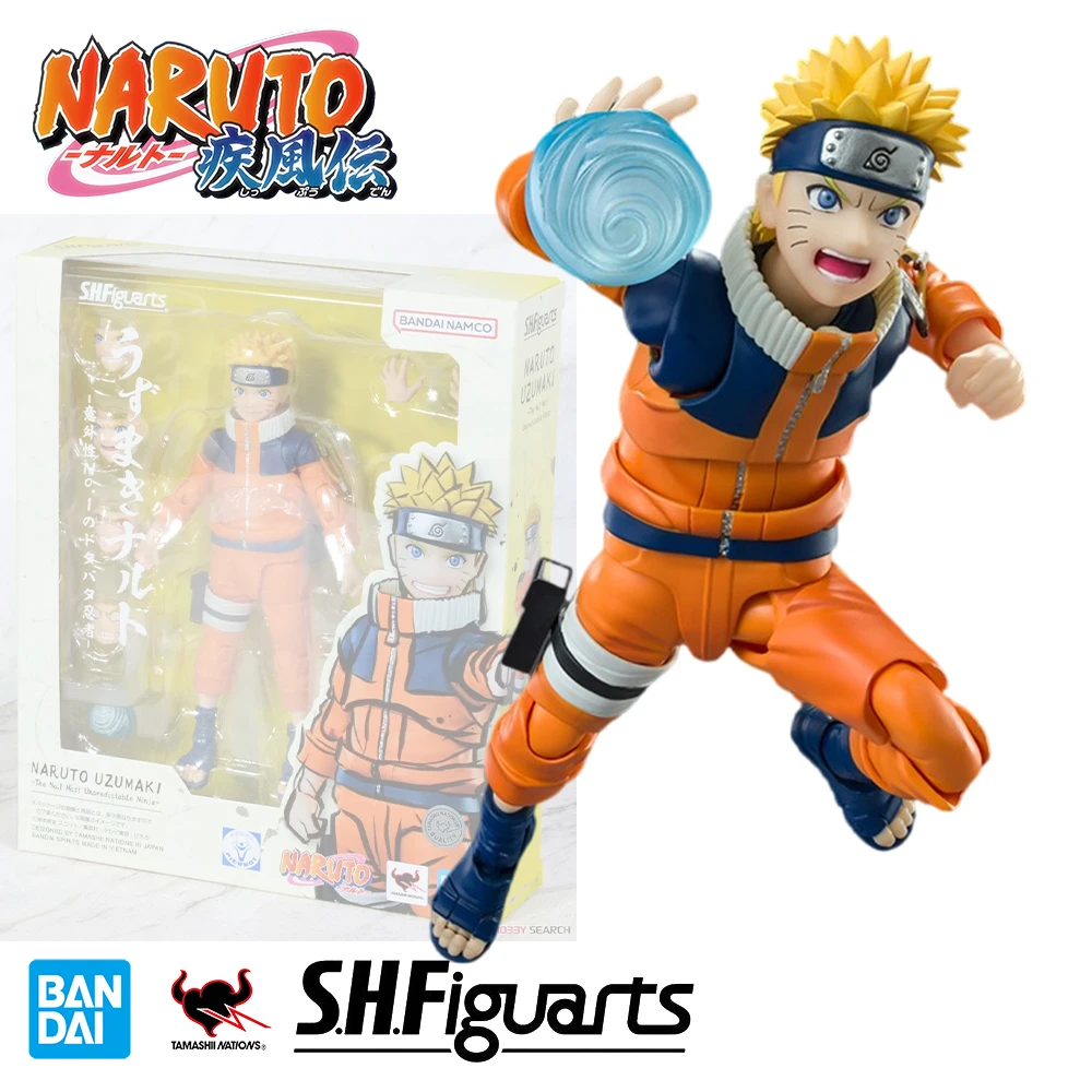 

Bandai Genuine NARUTO S.H.Figuarts Uzumaki Naruto The No.1 Most Unpredictable Ninja Anime Action Figure Toys Model Toy Gifts