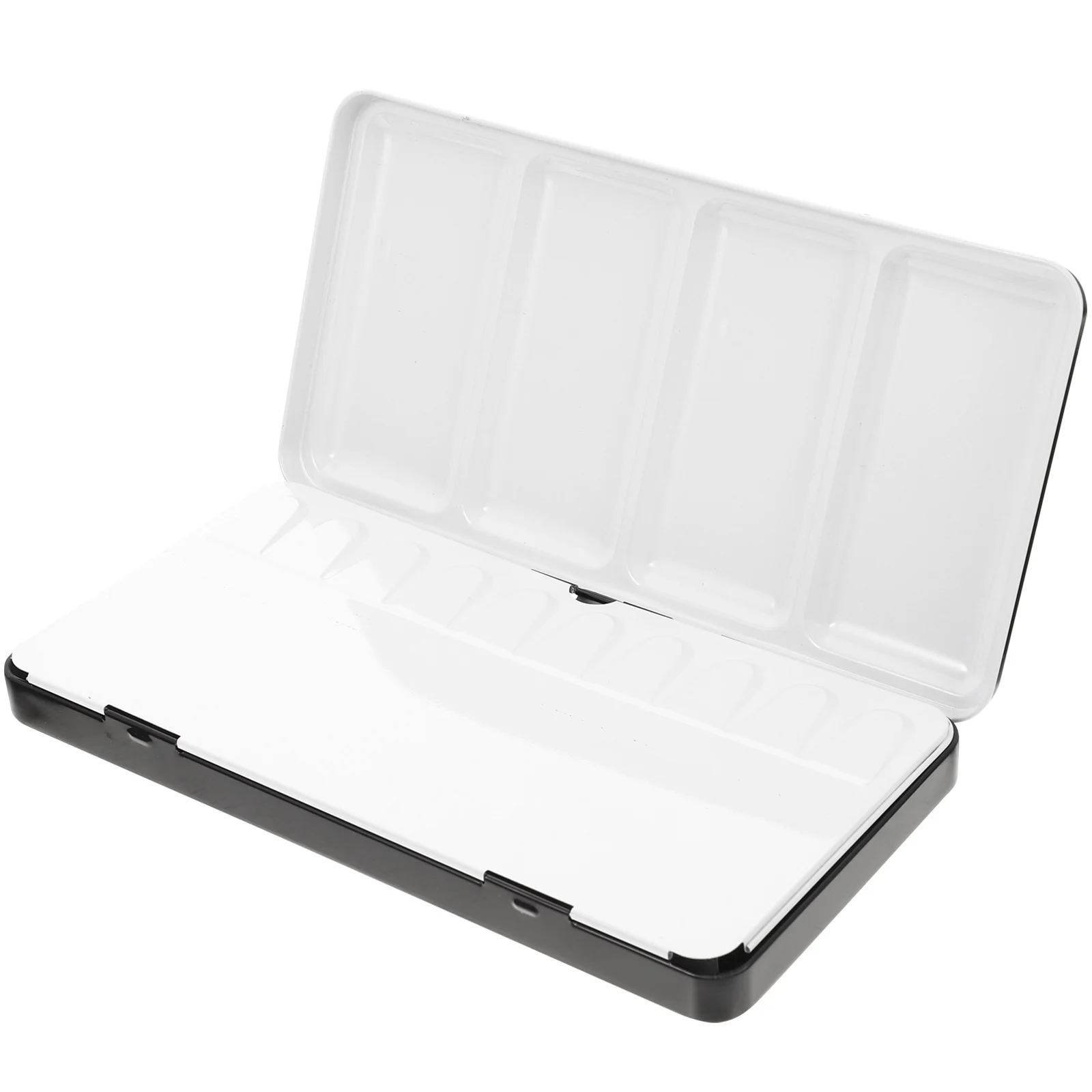 

Storage Boxes Pigment Iron Empty Watercolor Palette Paint Case Arch Tins Black Travel