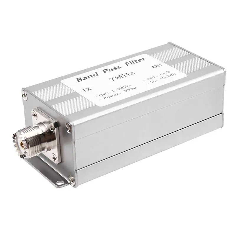 N36R-Shortwave 7Mhz Bandpass Filter High Isolation BPF Increase Sensitivity Improvement 200W