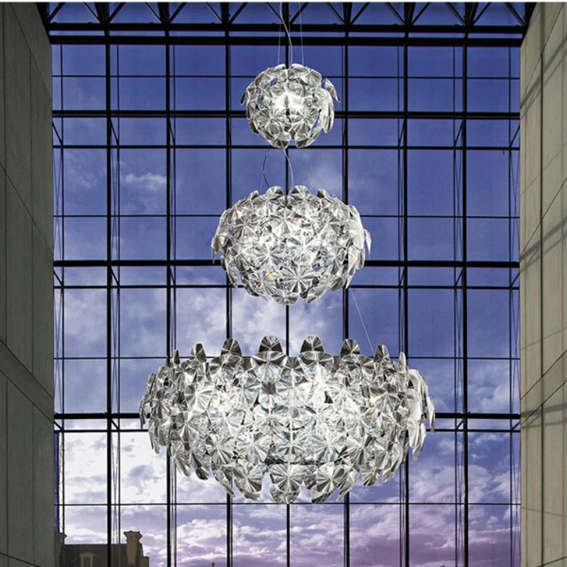 Lustre de pinha italiano, moderno, criativo, sala de estar, sala de jantar, decoração, teto, luz suspensa, arte acrílica, luz pendente