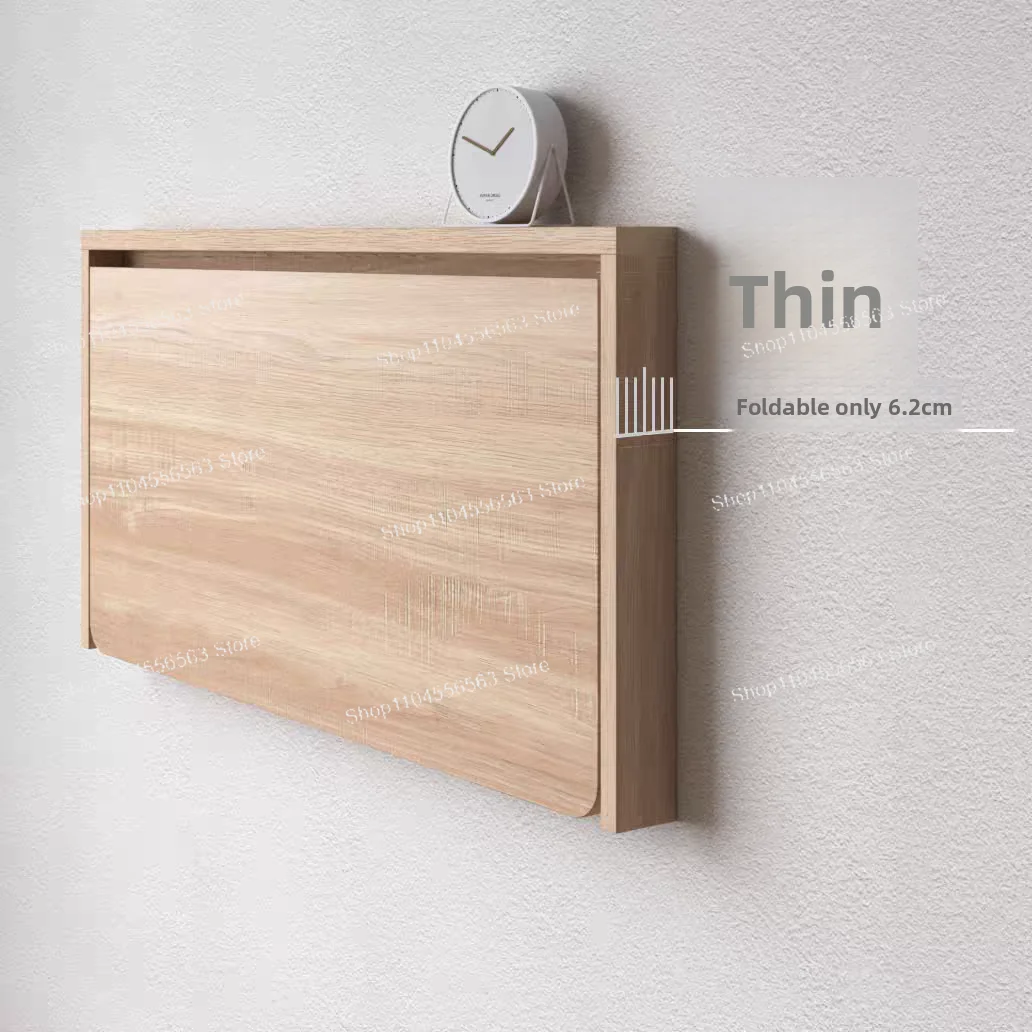 Foldable Bedside Shelf with Tray, No Drill Installation Sleek Space Saving Organizer for Bedroom Storage