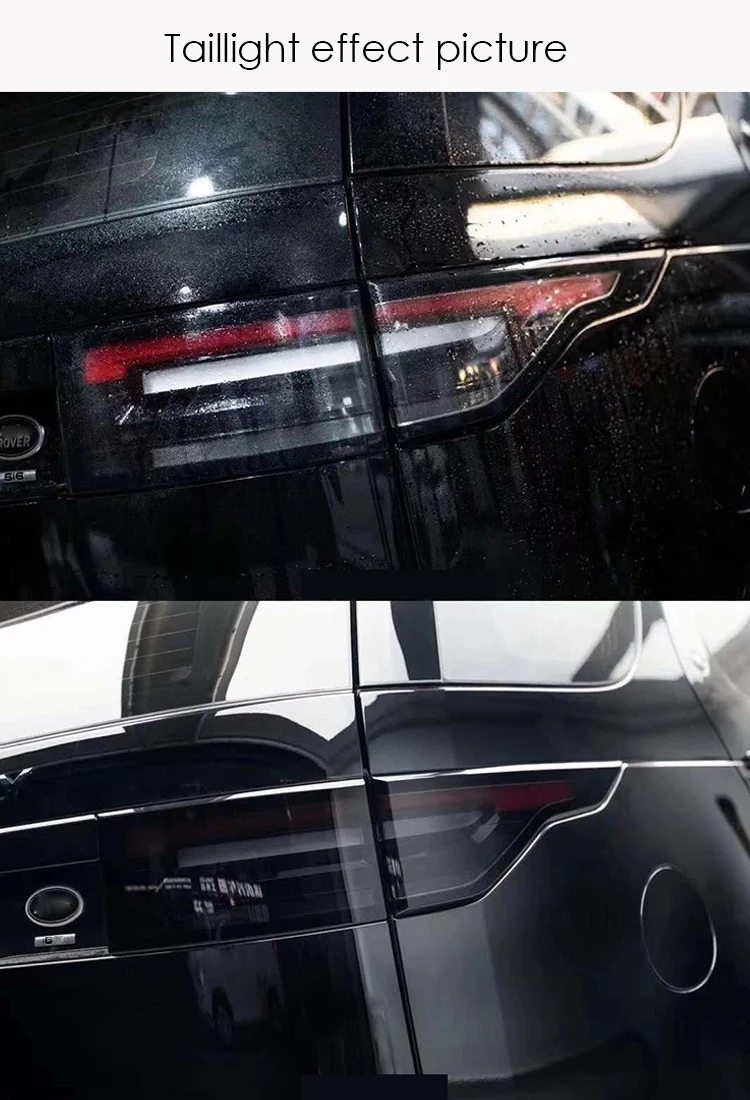 2M Heiße Reparatur Geräuchert Schwarz Transparent PPF TPU Auto Lampe Tönung Scheinwerfer Anti-scratch Schutz Auto Scheinwerfer Film – Detail 9