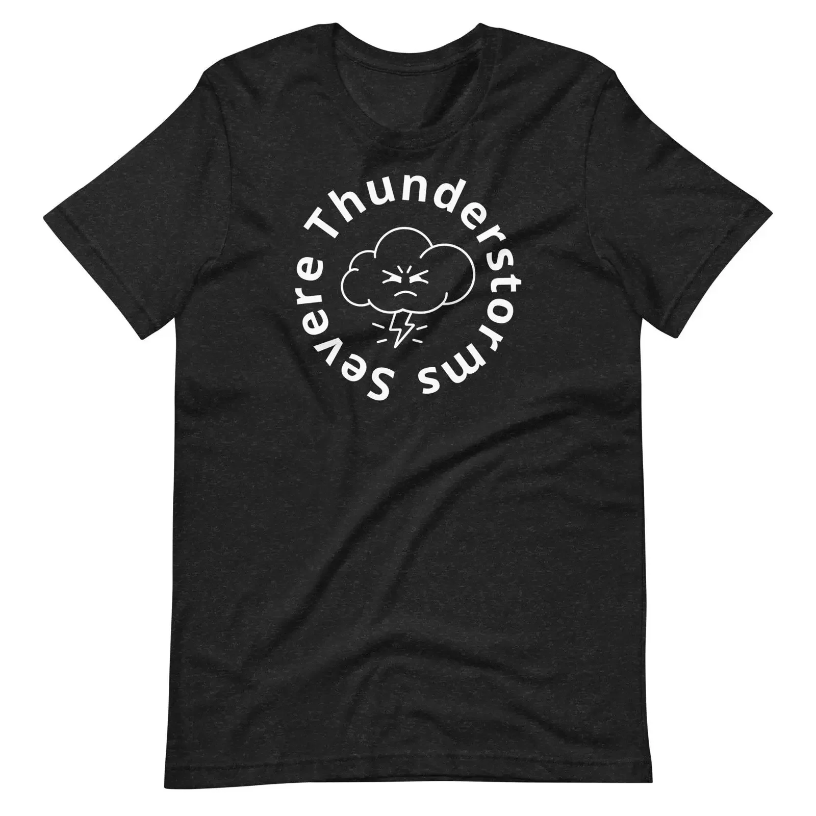Severe Thunderstorms T Shirt vintage Washed Comfortable Versatile homme fashion Stylish Slightly Stretched designer clothes