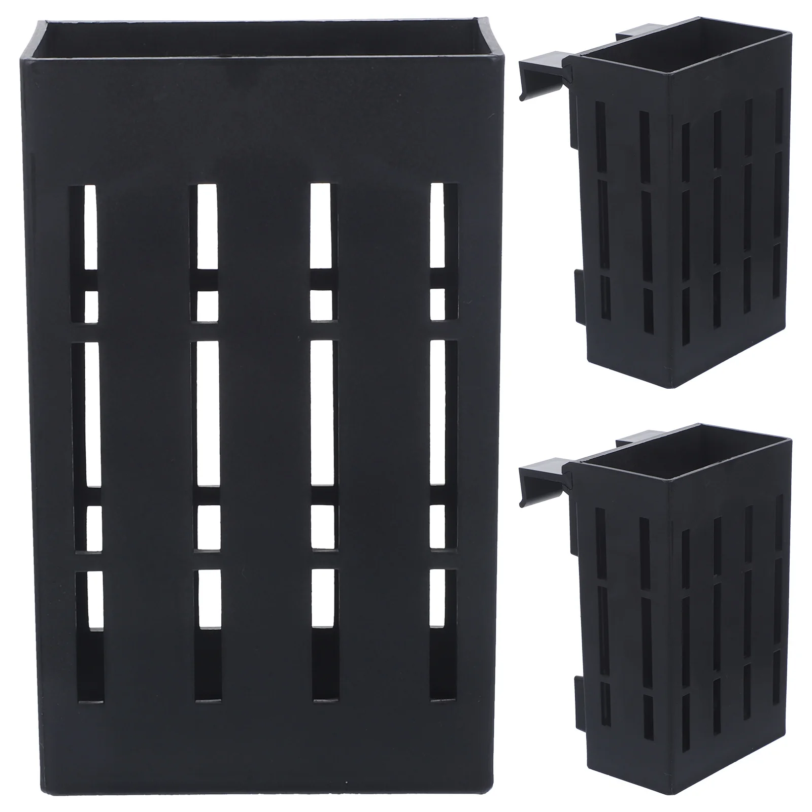 

3Pcs Aquarium Plant Holder Plastic Hanging Planter Fish Tank with Holes for Aquatic Plants Landscape Decoration