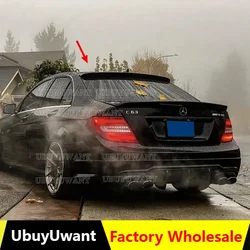 Dla Benz C-class W204 Spoiler dachowy 2008-2013 Wysokiej jakości materiał ABS Tylne skrzydło samochodu Tylny spojler w kolorze podkładu