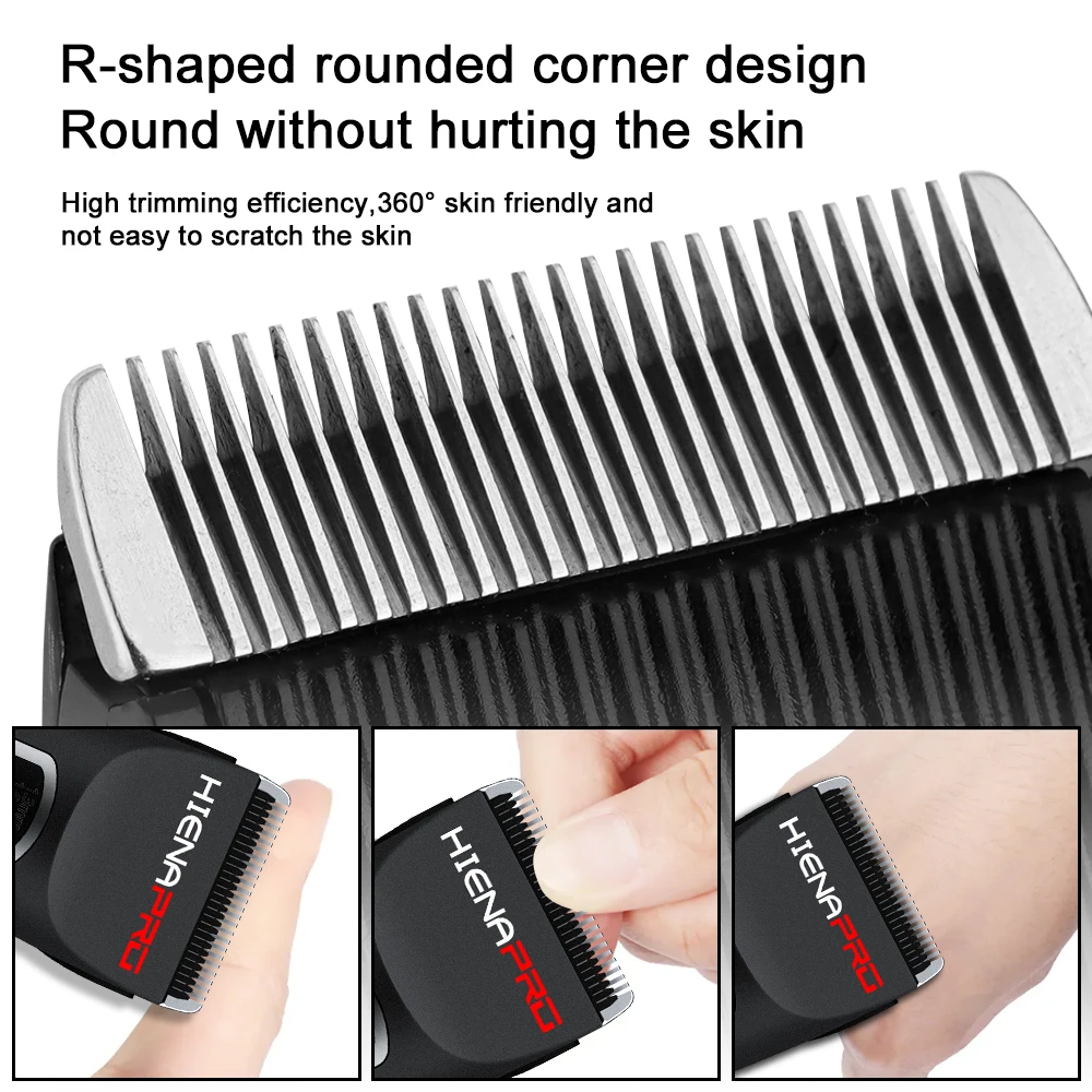 HIENA Pro men's Hair Clippers professional barber Electric hair cutting machine Smart display Cordless Trimmer Shaving Clipper