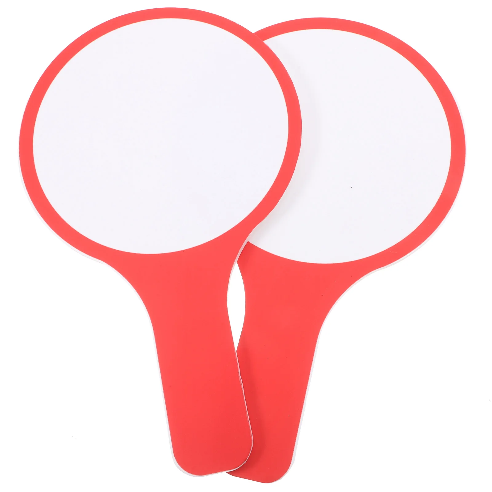

2pcs Blank Score Dry Erase Reusable Mini Whiteboard For Auction Voting Competition Classroom Lightweight Handheld Sign