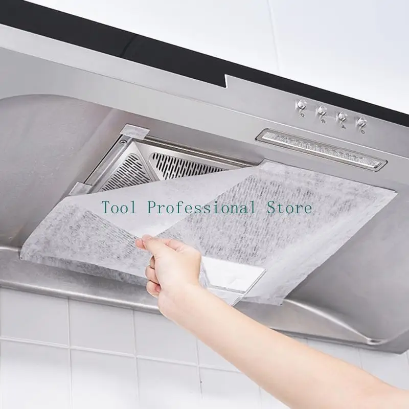 57QF Ranges Hood Grease Filter Paper Kitchen Oil Absorbing Paper Cooker Hood Filter