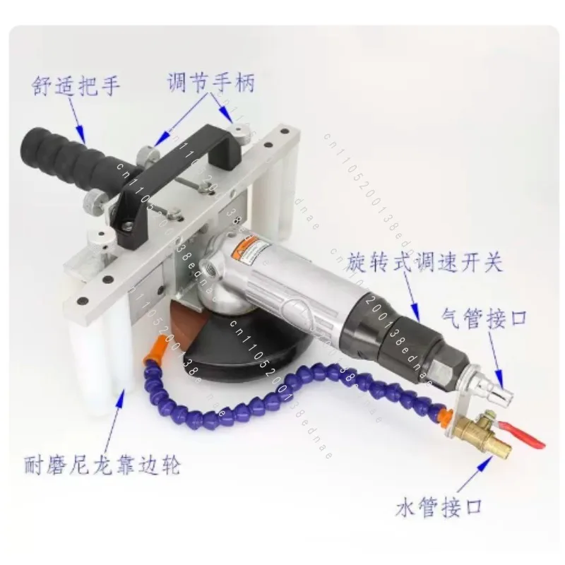 YD103-5 Pneumatic Edger Glass Ceramics Stone Chamfering Quick Edging Tool Handheld Highly Efficient Edge Conner Rounding Machine
