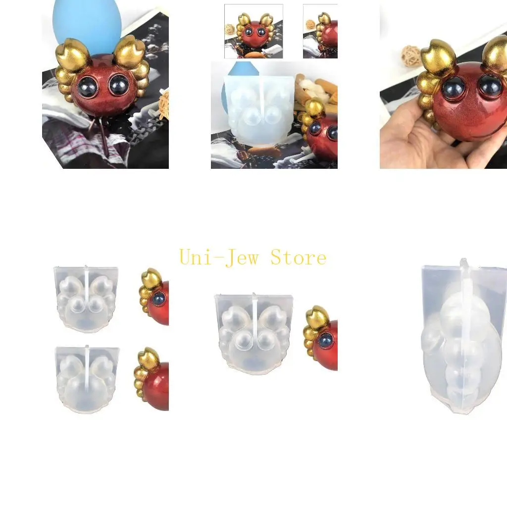 

40GB Resin Molds Crab-Silicone Mold for Aromatherapys Mold