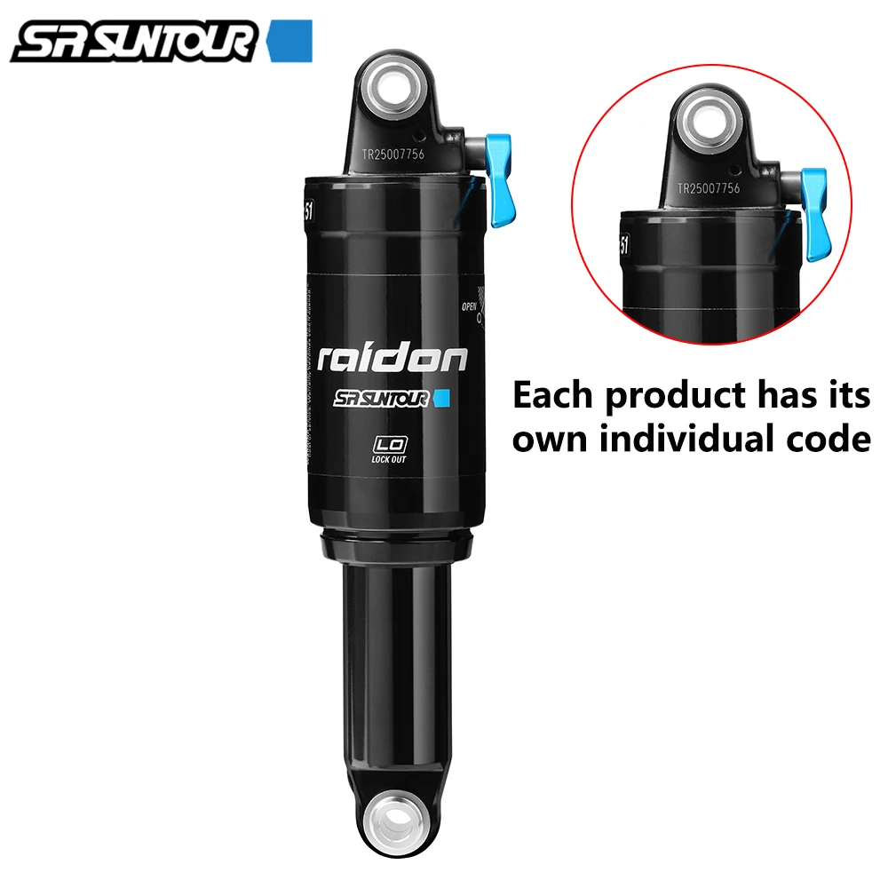 25 Nuovo SR SUNTOUR Ammortizzatore Posteriore Della Bicicletta MTB Mountain Bike Aria Ammortizzatore Posteriore 152/165/184/190mm XC Ammortizzatore Sospensioni Pneumatiche