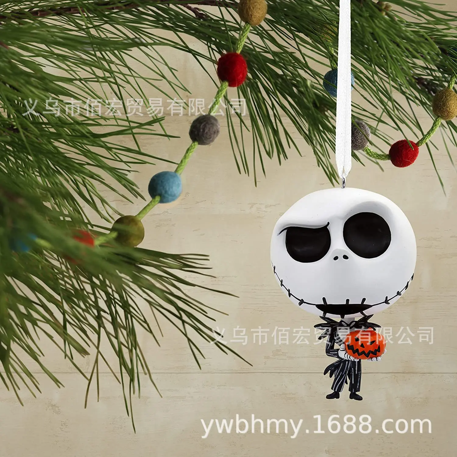 Hot Disney Christmas Fright Night Pendant Decorations Cartoon Jack Horror Halloween Decorations Car Pendant Spot Wholesale