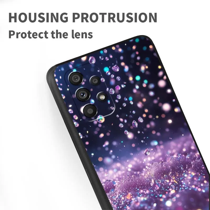 Katze fangen Liebe Kunst für Samsung A73 A72 A71 A55 A54 A53 A52 A51 A13 A22 A16 A15 A12 A14 A26 A07 5G schwarz Abdeckung